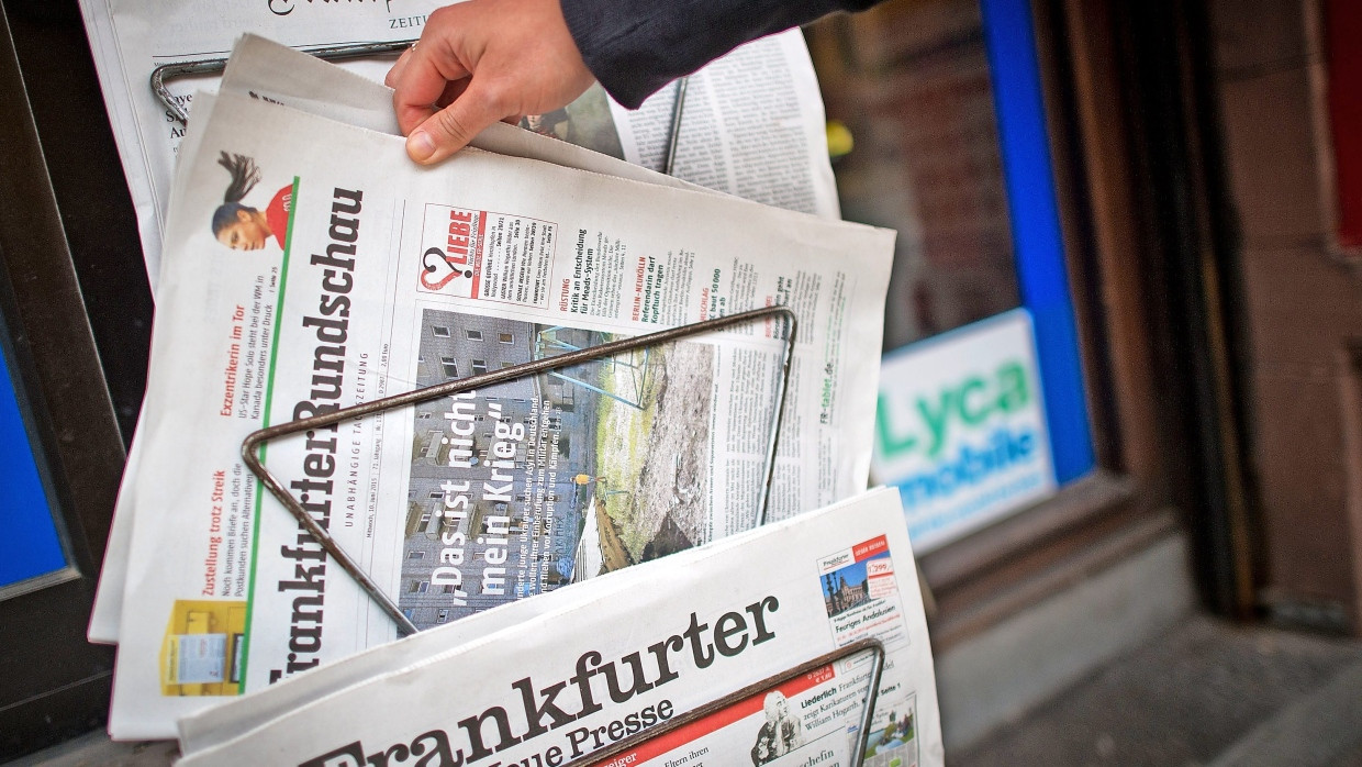 Schlagzeilen der Frankfurt Presse gestützt durch PR Local Strategien